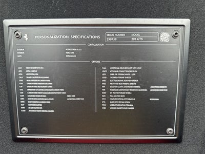 2023 Ferrari 296 GTS Base