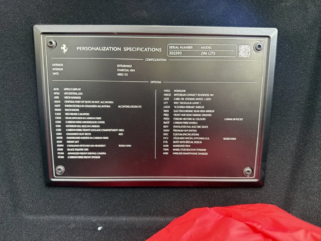 2024 Ferrari 296 GTS Base