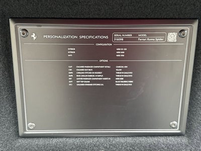 2025 Ferrari Roma Spider Base