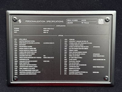 2022 Ferrari F8 Tributo Base