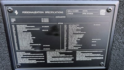 2022 Ferrari SF90 Stradale Base