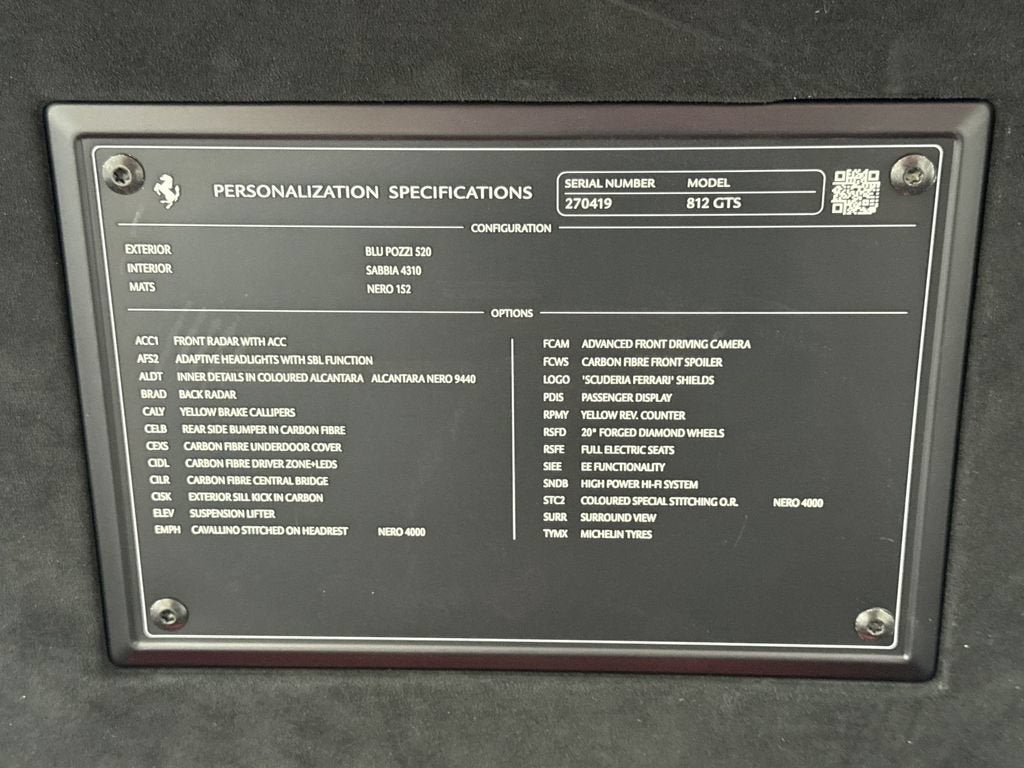 2022 Ferrari 812 GTS Base
