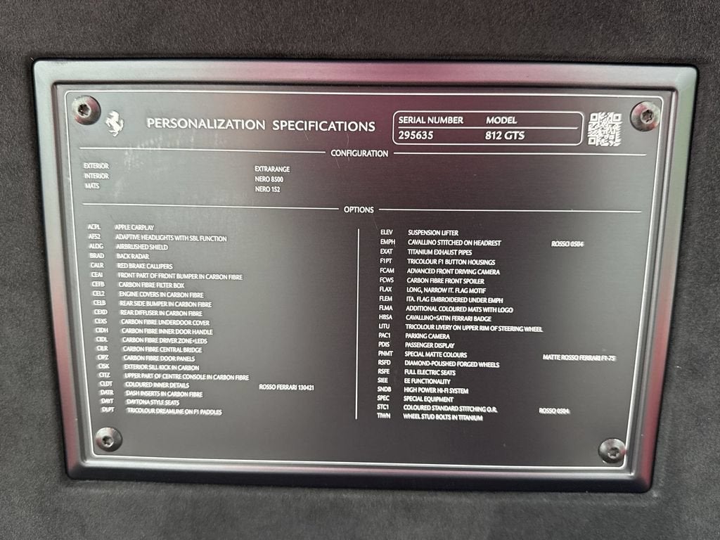 2023 Ferrari 812 GTS Base