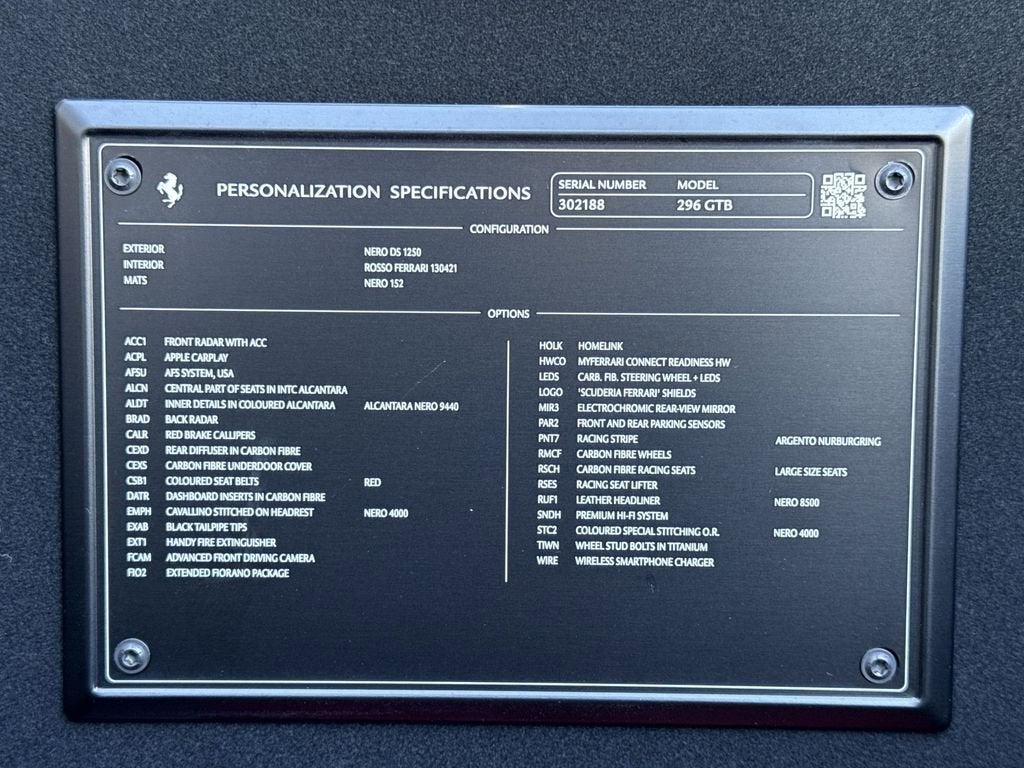 2024 Ferrari 296 GTB Base