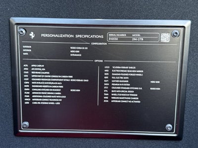 2024 Ferrari 296 GTB Base