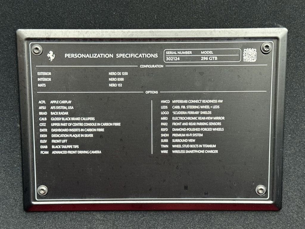 2024 Ferrari 296 GTB Base